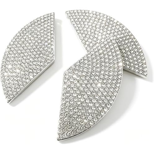 C300 Trunk Side Badge Silver Bling Letter Emblem Crystal for Mercedes Benz Ice O