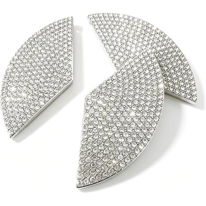 C300 Trunk Side Badge Silver Bling Letter Emblem Crystal for Mercedes Benz Ice O