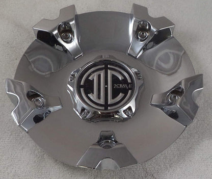 2 Crave Wheels Chrome Lug Wheel Center Caps QTY 4 # CAP-N018