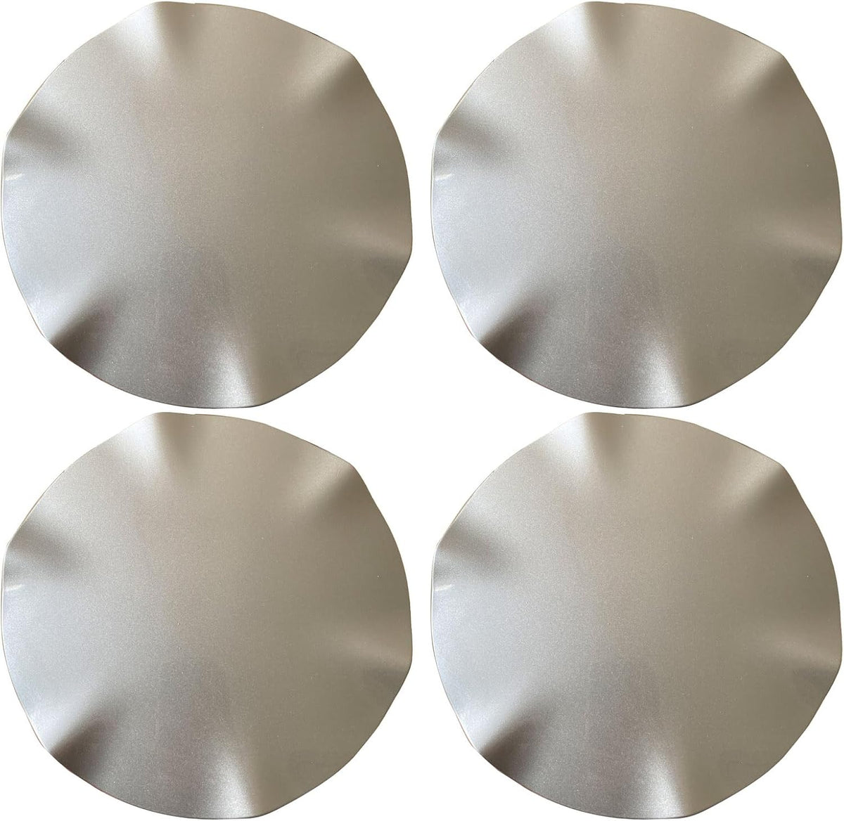 Silver Wheel Rim Center Cap Hub Cover 25602312 560-04016B for Buick Riviera 16" 1995-1999 4PCS