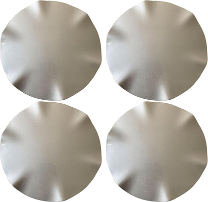 Silver Wheel Rim Center Cap Hub Cover 25602312 560-04016B for Buick Riviera 16" 1995-1999 4PCS