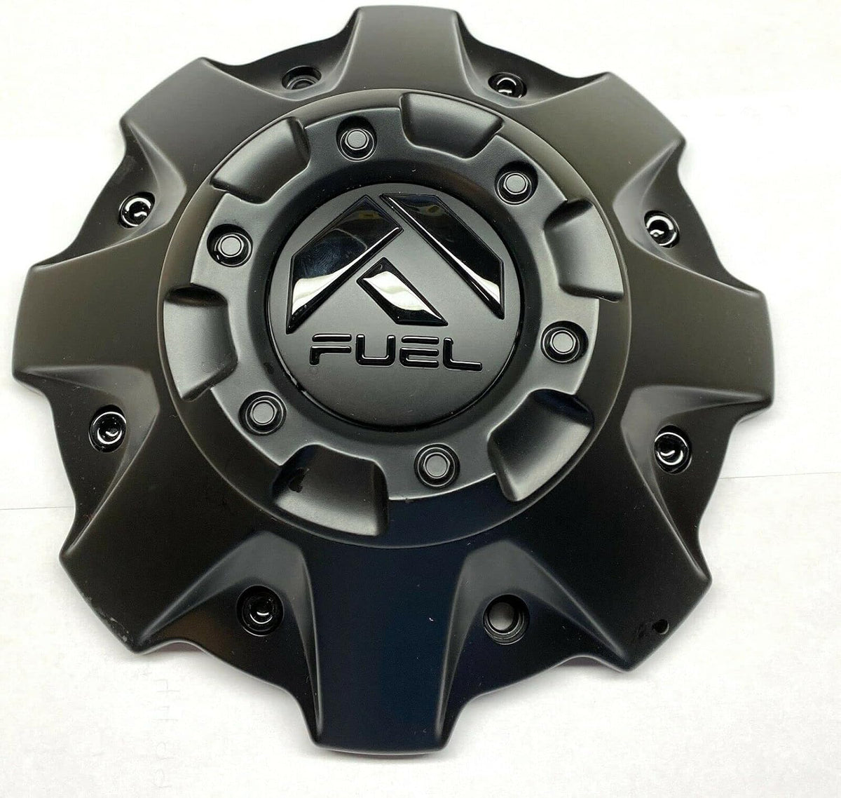 Fuel Wheels 1001-63BLD Matte Black Center Cap 5 and 6 Lug Black Logo M-447