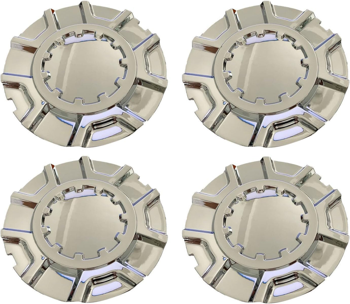 4PC Chrome Wheel Center Cap for Chevy Silverado 1500 2014-2018 Hub Cap #22871243 CV243-0