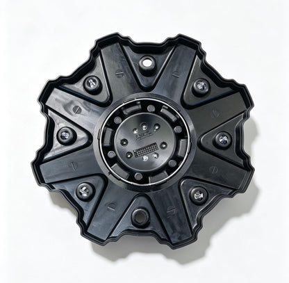 Offroad Wheel Center Cap Matte Black C-506-1 C-506-UP LG1215-09 Hub Cap w/Screws, 4PC