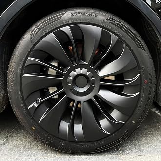 4PCS Black Wheel Center Cap Hub Cap Cover for Tesla CyberTruck