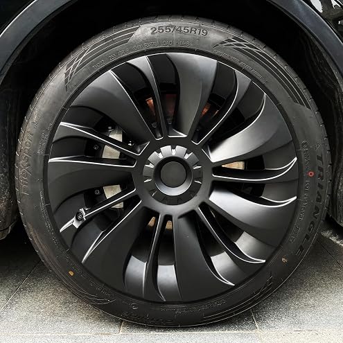4PCS Black Wheel Center Cap Hub Cap Cover for Tesla CyberTruck