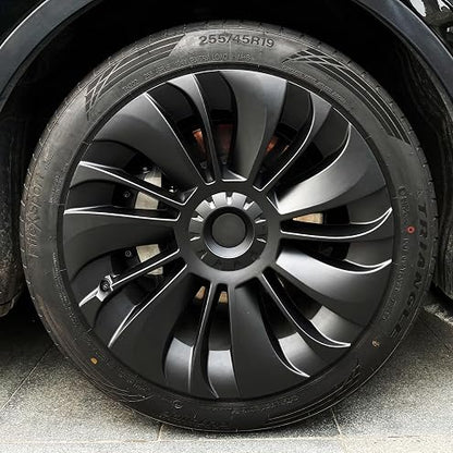 4PCS Black Wheel Center Cap Hub Cap Cover for Tesla CyberTruck