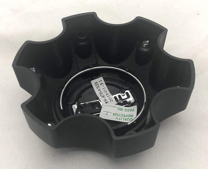 Ultra Motorsports 6 Lug Matte Black Wheel Center Cap Qty 1 Pn: 89-9764 with Bolts