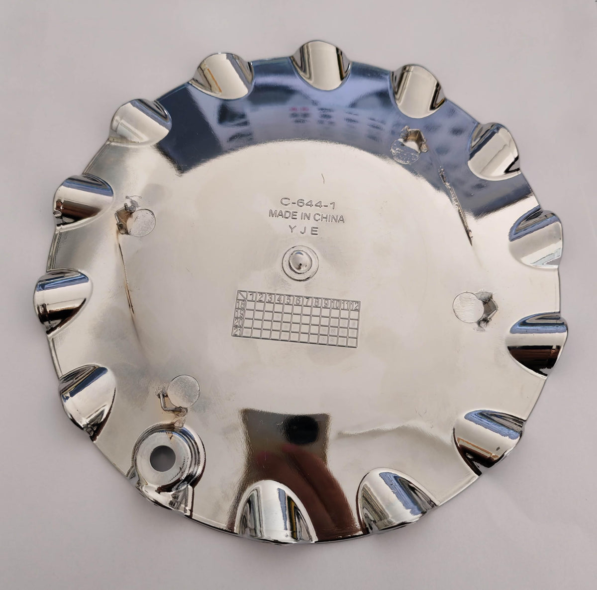 1Pc Chrome Wheel Center Cap for Cruiser Alloy C-644-1