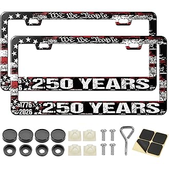2pcs Car Palm Tree Tropical Life is Good at Beach License Plate Frame Cover Hold