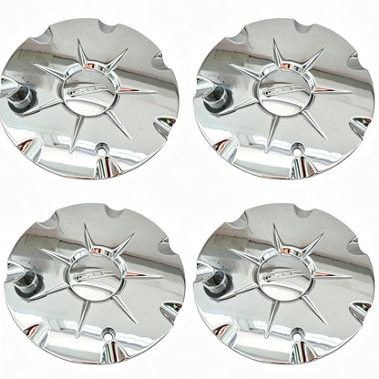 C10D25 Chrome Wheel Center Cap DIP Phantom D25 Hub Cap 70631885F-1,4PCS