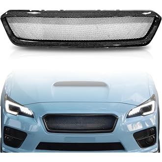 2PCS Front Grille + Rear Trunk Lid Emblem Nameplate for W-R-X 2015+ SB-02-W (Whi