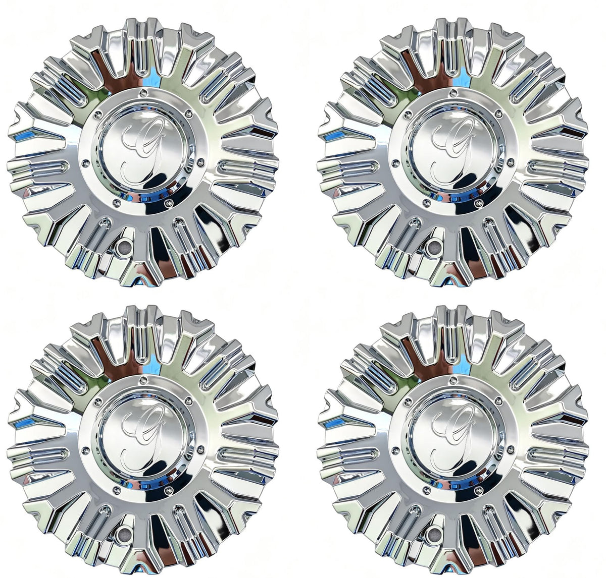 Wheel Center Cap Chrome Gazario 621-22 Hub Cap LG1108-01,4PCS