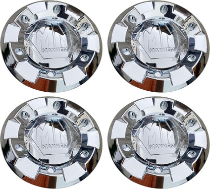 Center Cap Wheel Hub Cap for Mayhem Wheel Silver C-231-2 C108010C C806802-1CAP Center Part only 4Pcs