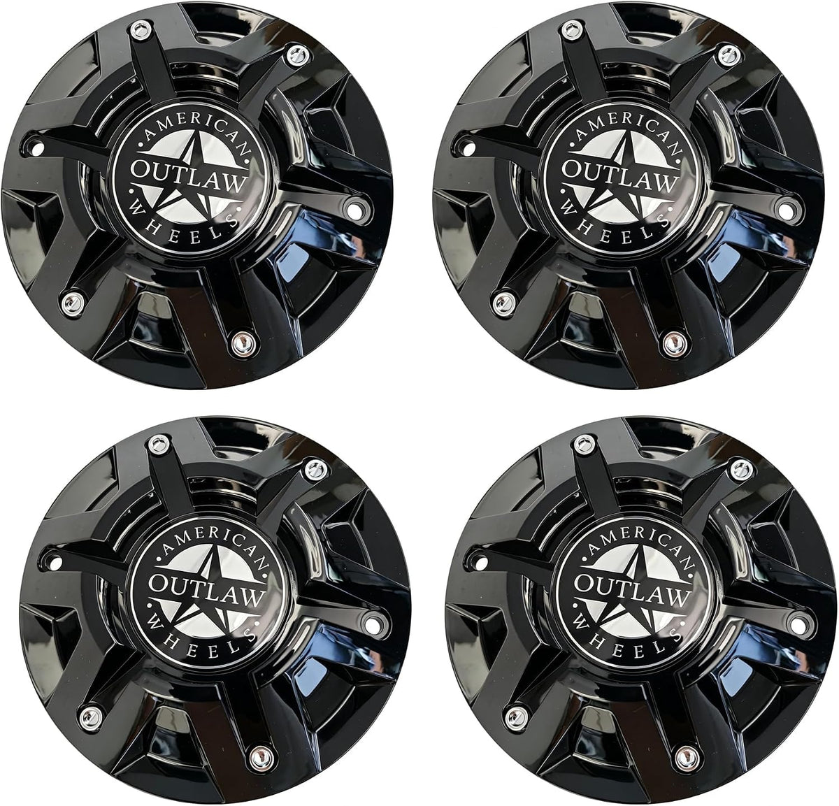 Wheels Center Cap CAP5262-17 Gloss Black 4PC