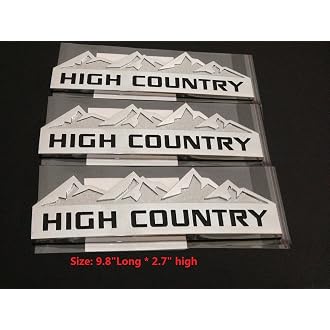 Set of 3 Texas Edition Side Tailgate Badge Emblem NamePlate for GMC Sierra Chevy