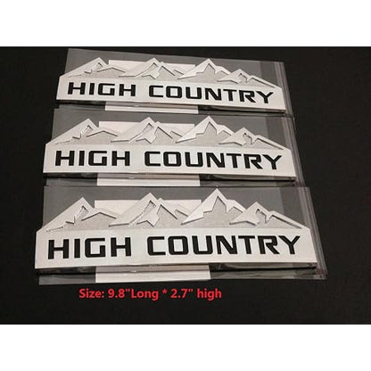 Set of 3 Texas Edition Side Tailgate Badge Emblem NamePlate for GMC Sierra Chevy