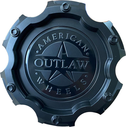 Matte Black Wheel Center Cap Hub Cap 5470-61397 for American Outlaw 1PC