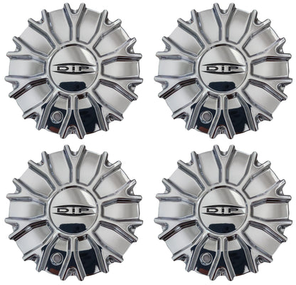 C10D99C Chrome Wheel Center Cap DIP Mortar 10932295-1-CAP 102932295-1-CAP LG1309-17 Hub Cap,4Pcs
