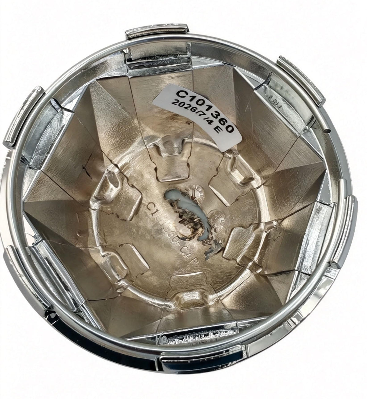 Wheel Center Cap ION Chrome LG0508-26 18100-CAP C101360 Hub Cap, 4PC