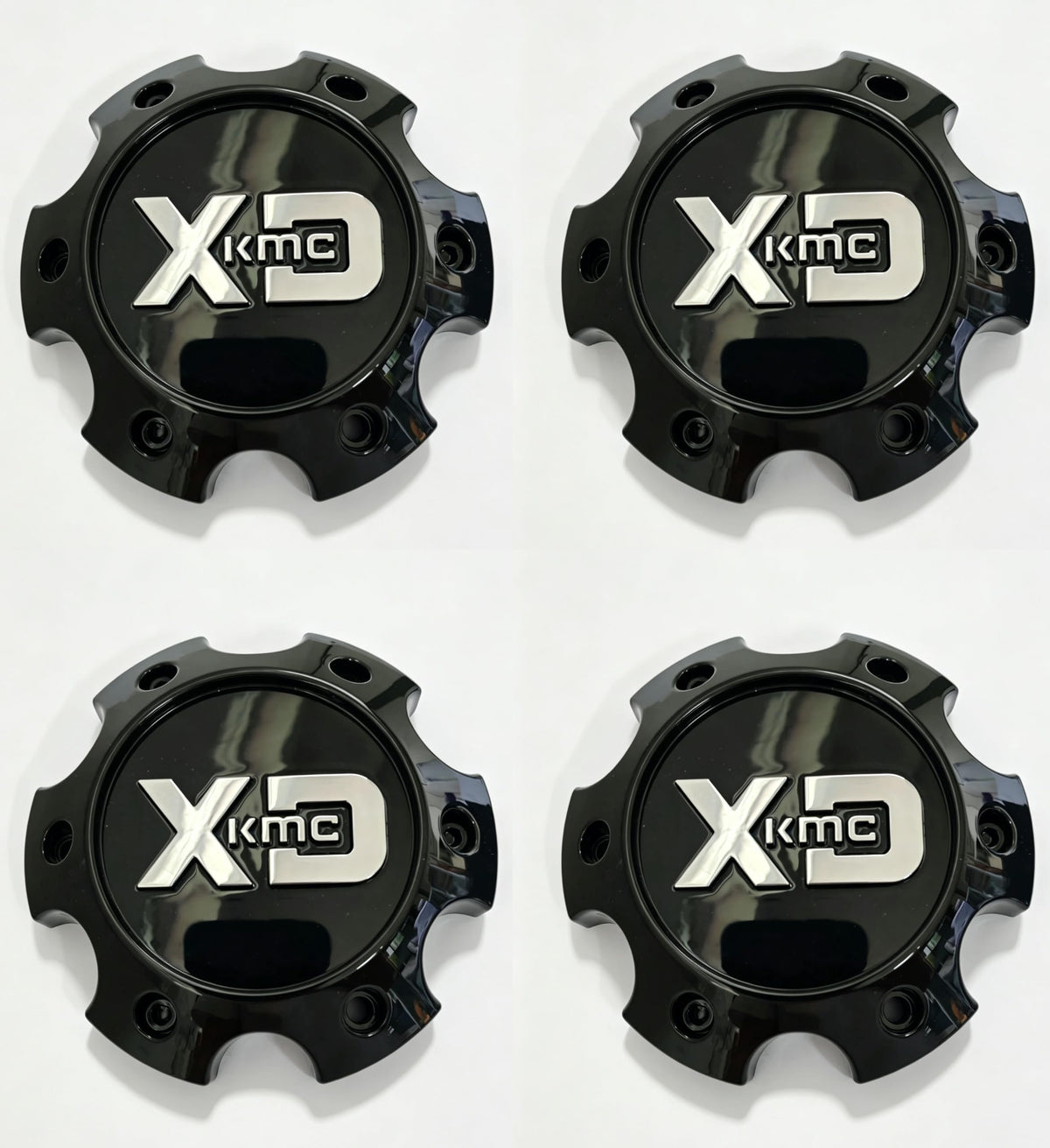 Gloss Black 1275S23 Wheel Center Cap 4Pcs