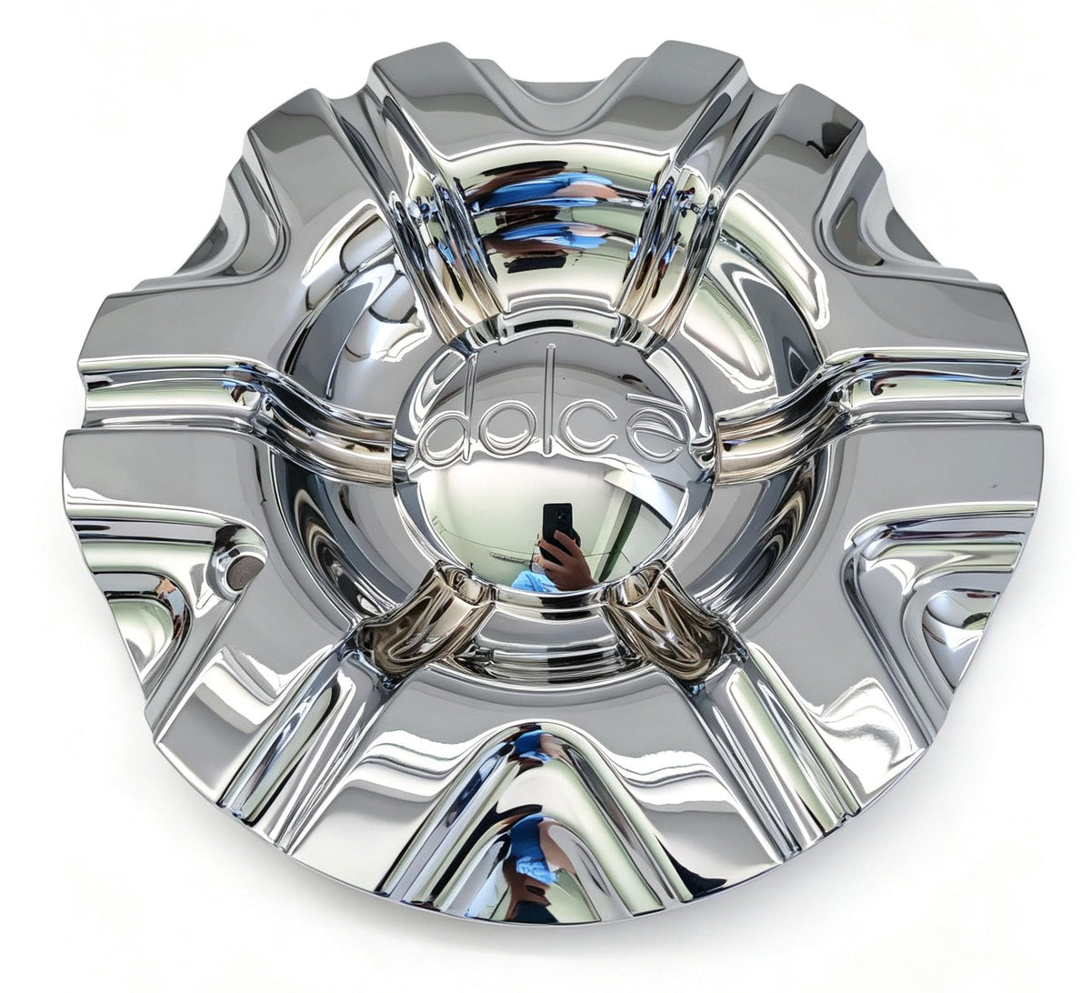 Wheel Center Cap Chrome Dolce 6168-CAP LG0908-49 Hub Cap,4PCS
