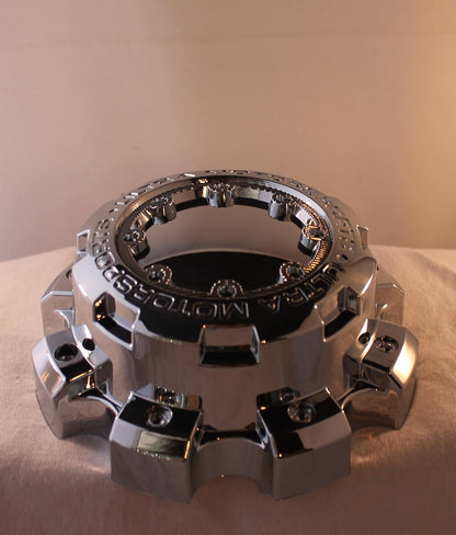 Ultra Motorsports Chrome Custom Wheel Center Cap Set of 2 Pn: 89-9879 C800806c
