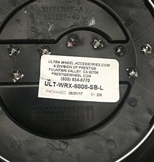 WRX-8808LSB / WORX Alloy 8-Lug Satin Black Bolt On Center Cap (1Pc)