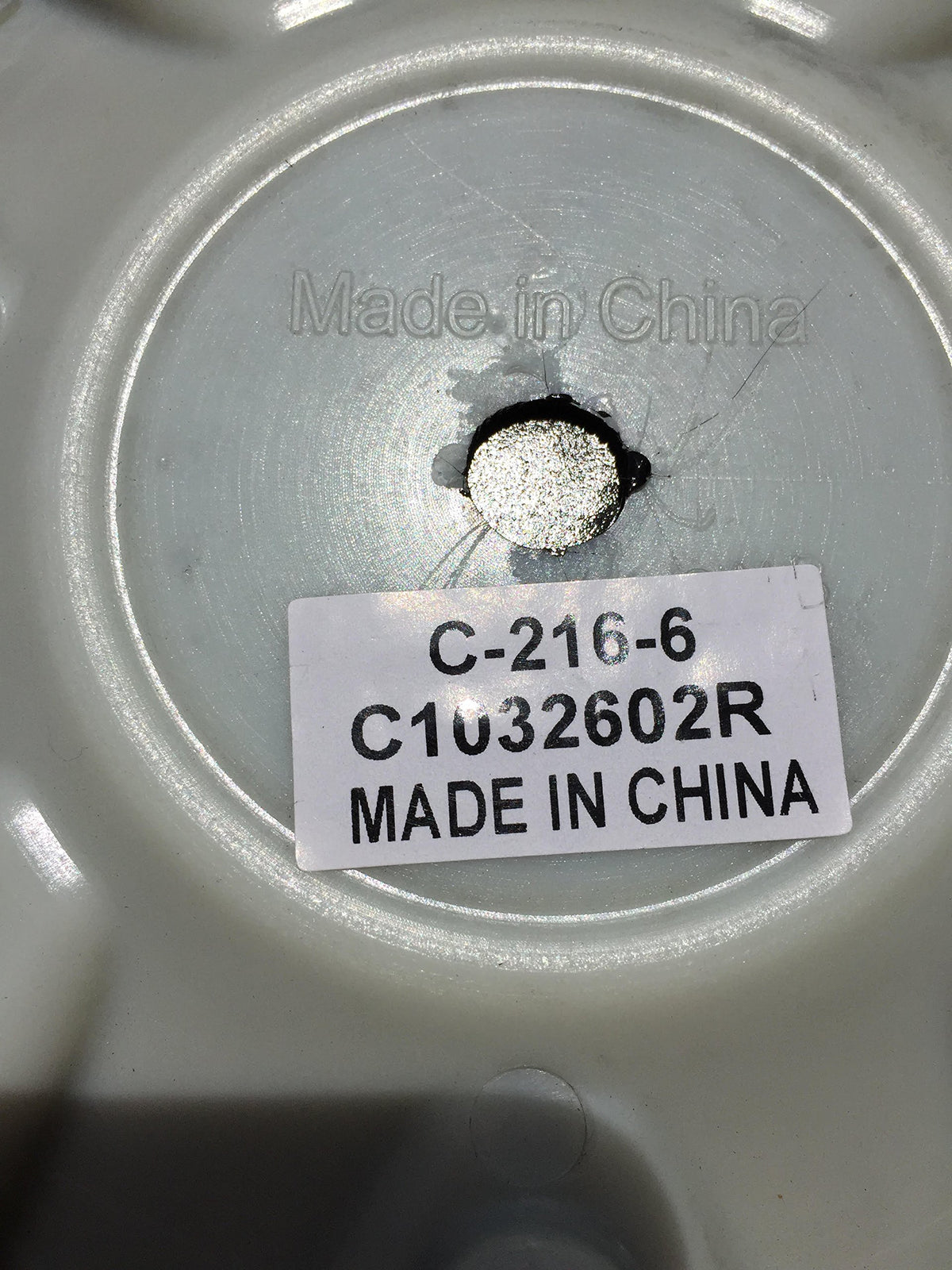 Touren Wheels TR60(3260) Gloss Black Wheel Center Cap, Size 18/20, Red Logo
