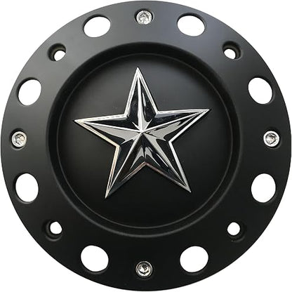 Wheel Center Cap KMC XD Series Rockstar Wheel Hub Cap 1000775 Matte Black 1PC