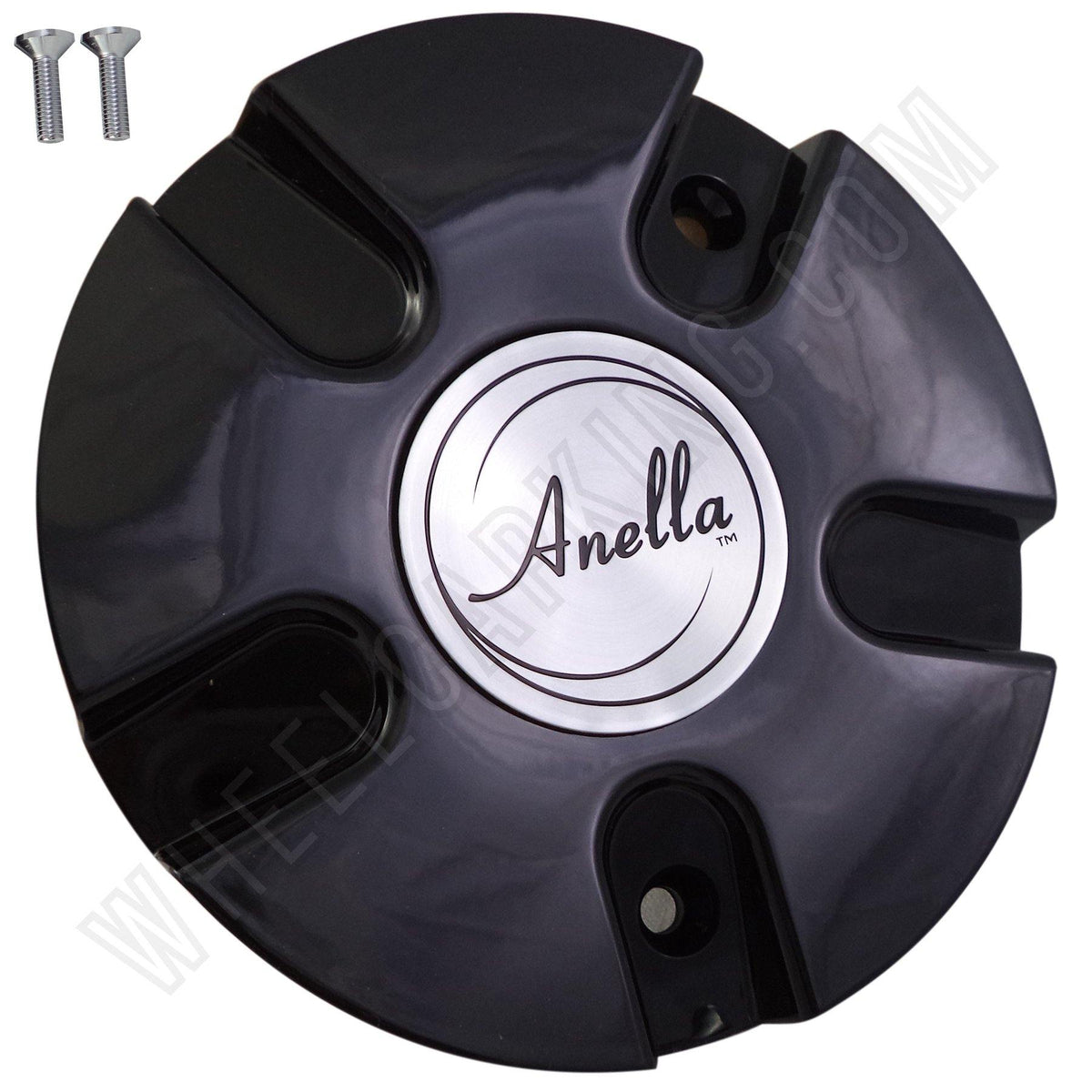 Anella Wheels Gloss Black Custom Wheel Center Cap # C153 (1 CAP)