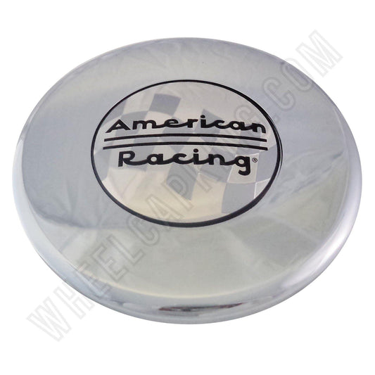 American Racing Chrome Custom Wheel Center Caps # F106-21 / 1654100010 (4 CAPS)