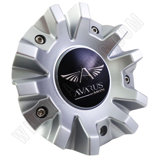 Avarus # MS-CAP-Z216 / Z215 / AV-3 Silver Custom Wheel Center Cap (2 CAPS)