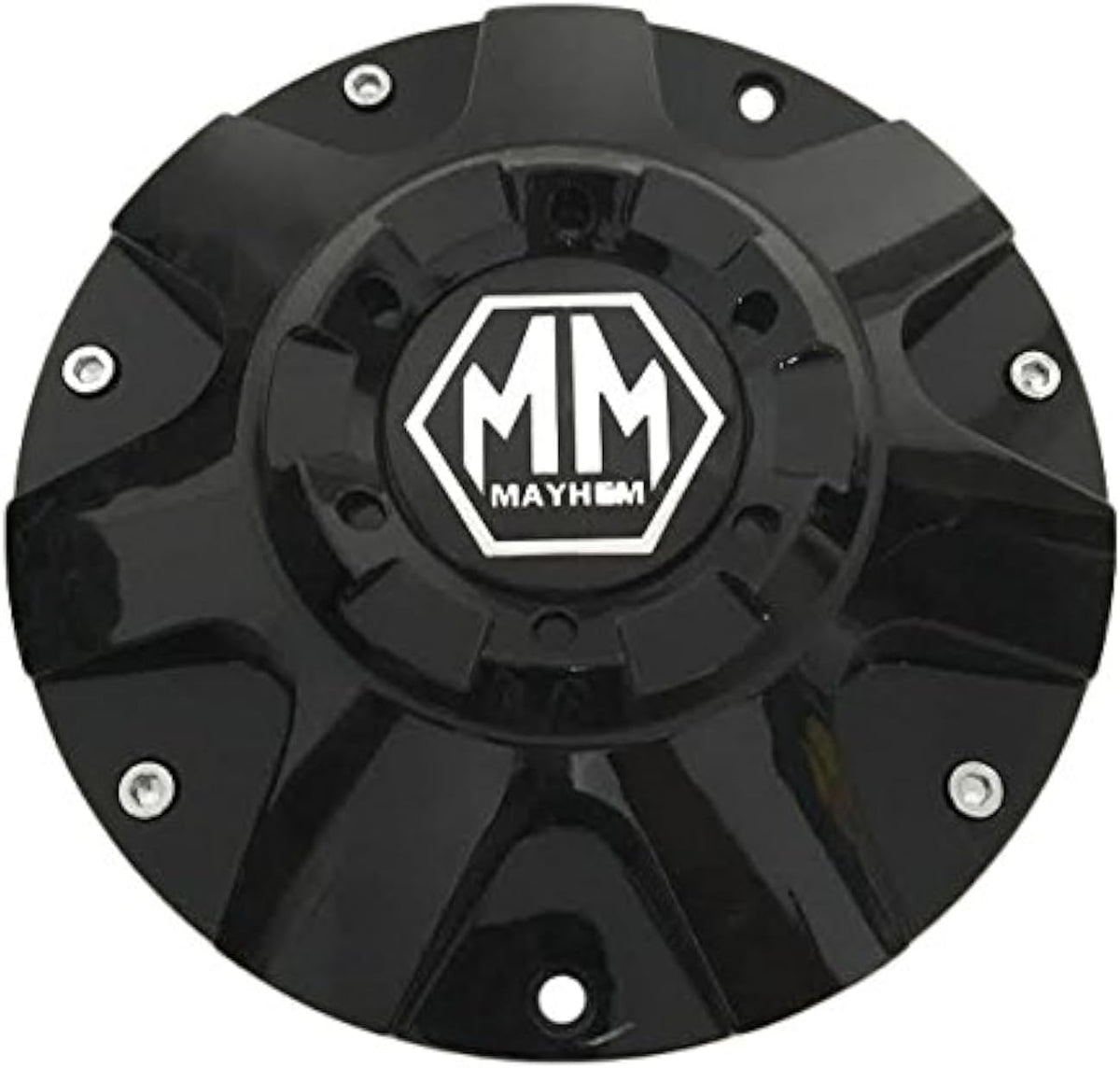 Mayhem Wheels C709501B C108060B 71312090F-12 Gloss Black Wheel Center Cap (1Pc)