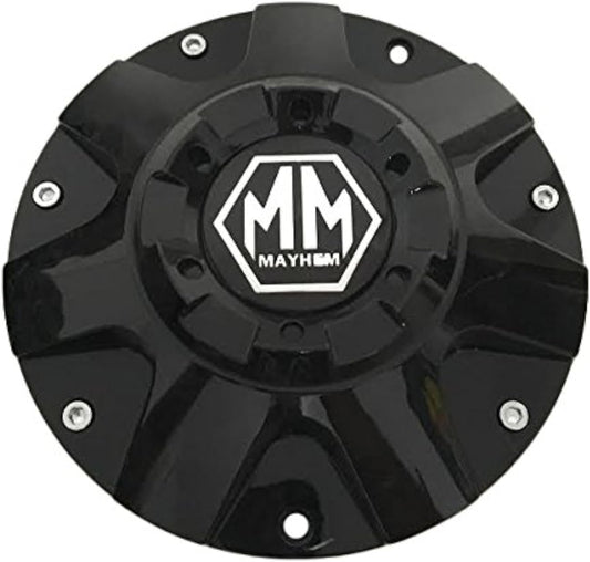 Mayhem Wheels C709501B C108060B 71312090F-12 Gloss Black Wheel Center Cap (1Pc)