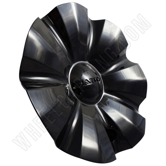 CABO Wheels Gloss Black Custom Wheel Center Cap Caps # C-176-1 NEW!