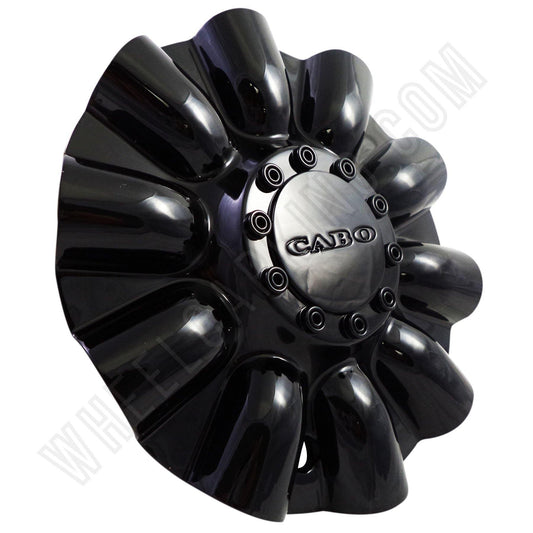 Cabo Wheels Gloss Black Custom Wheel Center Cap # C-177-1 (4 CAPS)