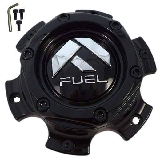 Fuel Wheels Gloss Black Center Cap # 1004-37GB / 1004-36 (1 CAP) 6x135 6x5.5
