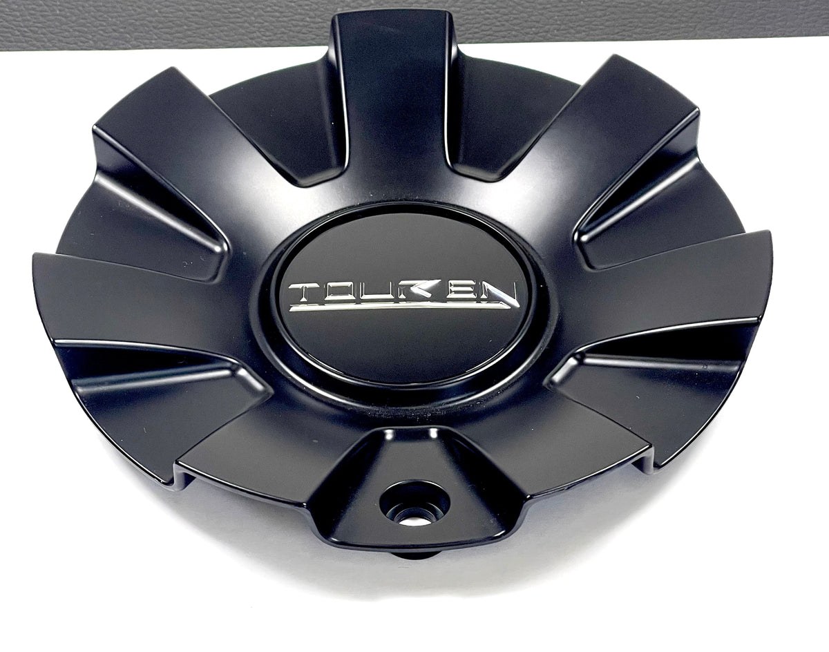 Touren C1032603MB Wheel Rim Center Hub Cap Matte Black (1 CAP)