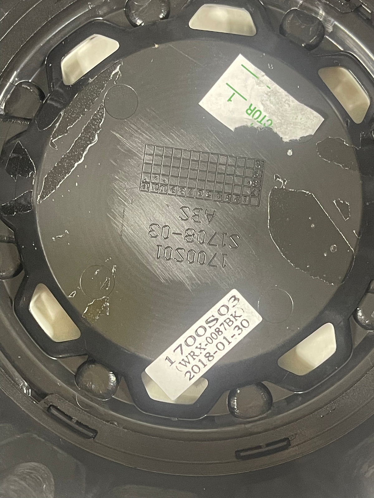 WORX / Ultra Motorsports Gloss Black Wheel Center Cap 83182090F-1B A89-0087BK + SCREWS