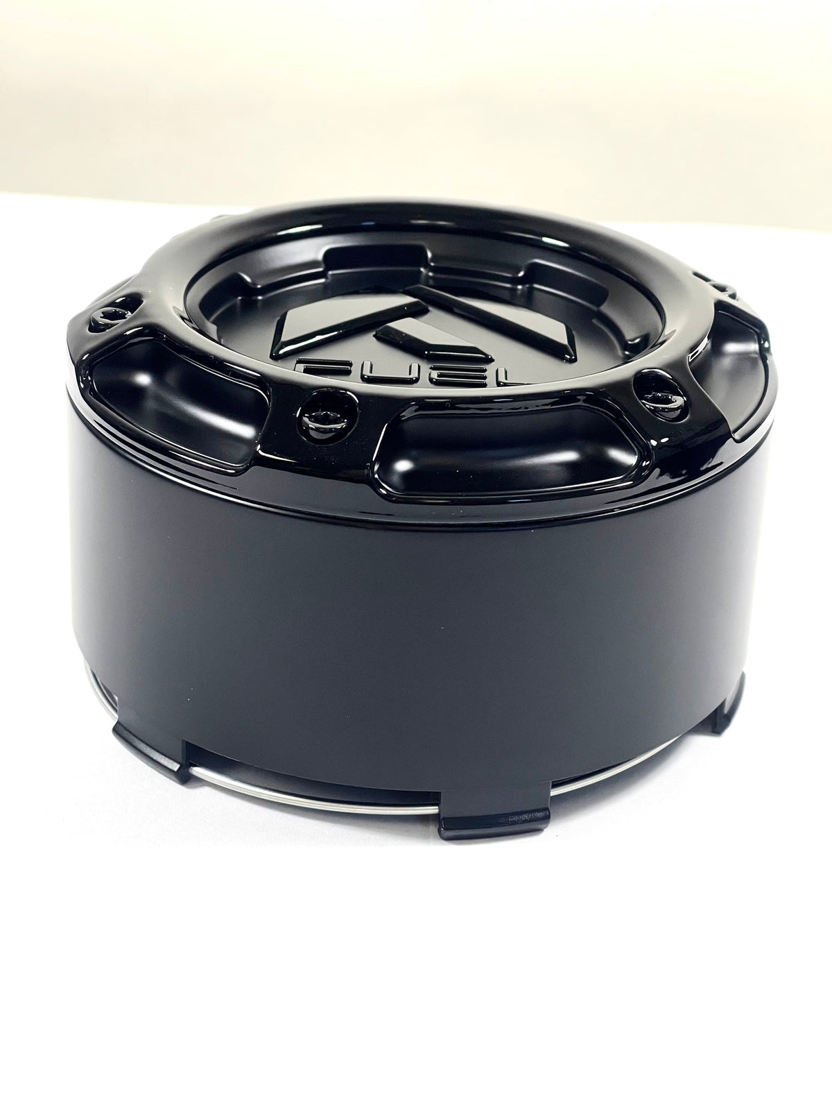 Fuel Off-Road Gloss Black Black logo Wheel Center Cap 1005-49GBLD SNAP IN NEW