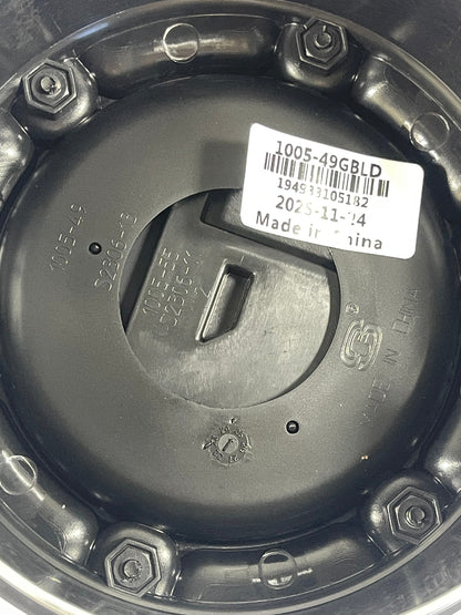 Fuel Off-Road Gloss Black Black logo Wheel Center Cap 1005-49GBLD SNAP IN NEW