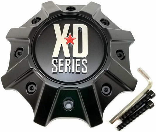 XD XD825 8X170 TALL CAP - MATTE BLACK - M-1015MB-A Wheel Center Cap (1Pc)