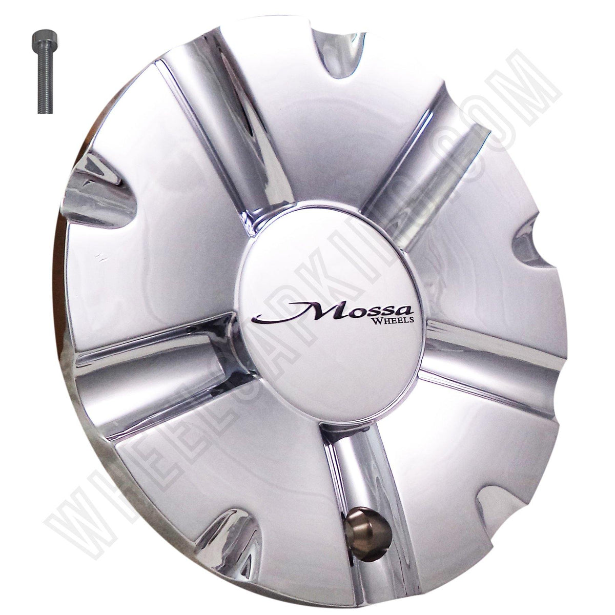 Mossa Wheels Chrome Custom Wheel Center Caps # C-742 / CAP-742C (4 CAPS)