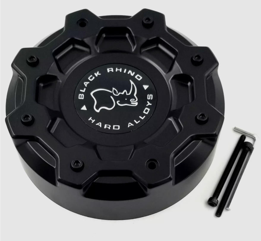 Black Rhino PSC014BLA Matte Black Wheel Center Cap (1Pc)