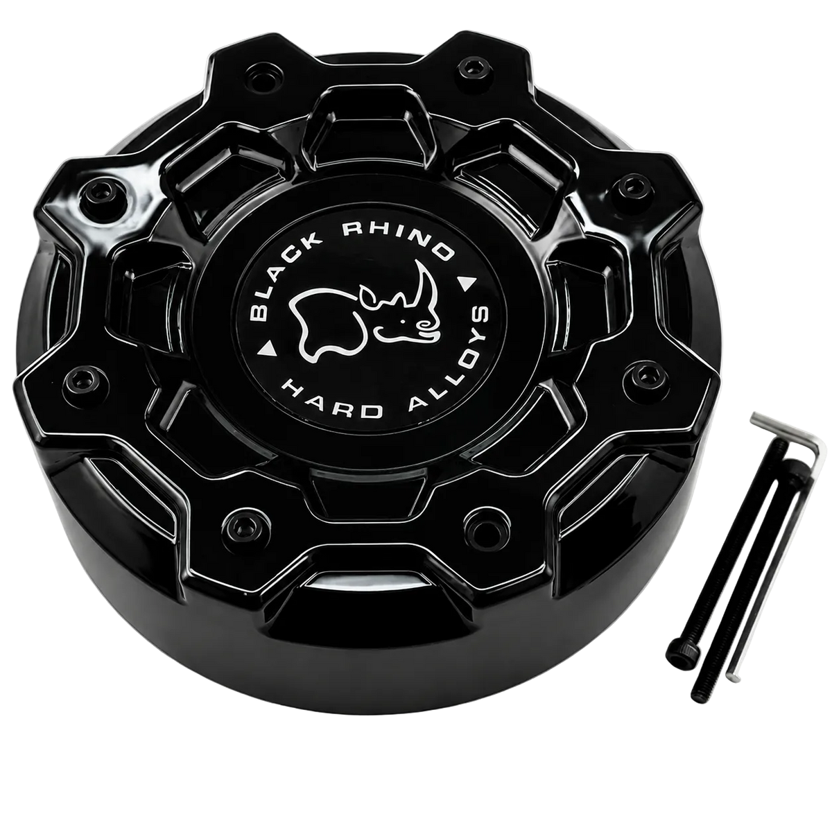 Black Rhino PSC014BLA Gloss Black Wheel Center Cap (1Pc)