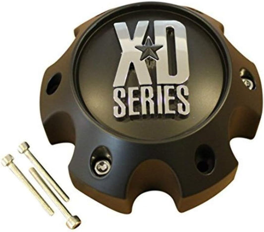 KMC XD Series 796 797 798 Matte Black 6 Lug Wheel Rim Center Cap 1079L145 S708-06 ABS (1Pc)