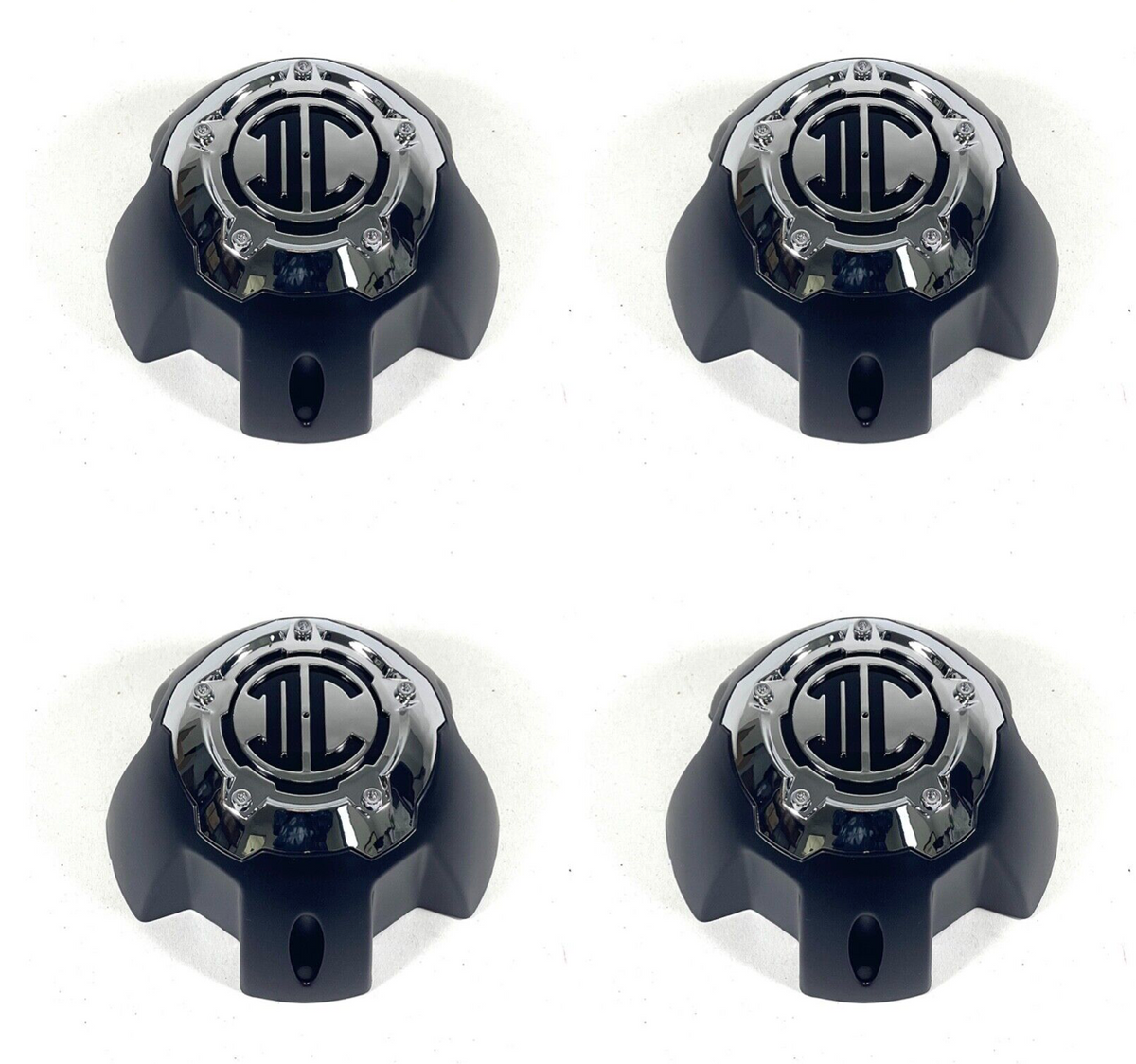 2 Crave Wheels Chrome Custom Wheel Rim Center Cap NX-5H-E (4 CAPS)