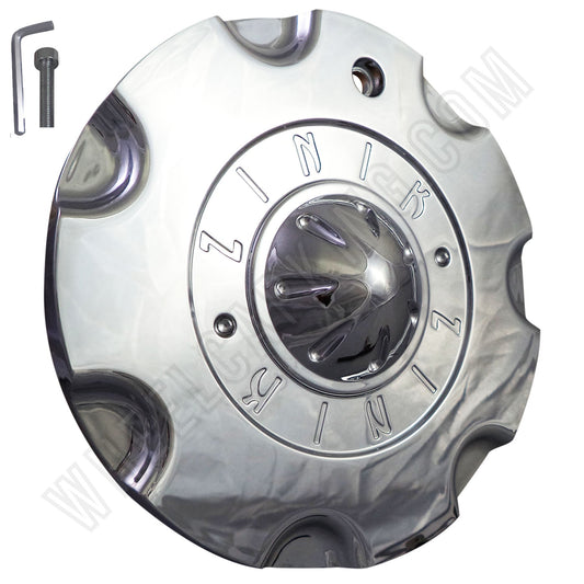 ZINIK Z-8 Chrome Wheel Center Cap (4 CAPS)