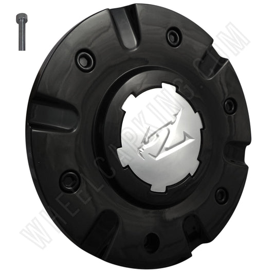 ZINIK Z-9 / CAP-Z090 Gloss Black Wheel Center Cap (1 CAP) SMALL VERSION